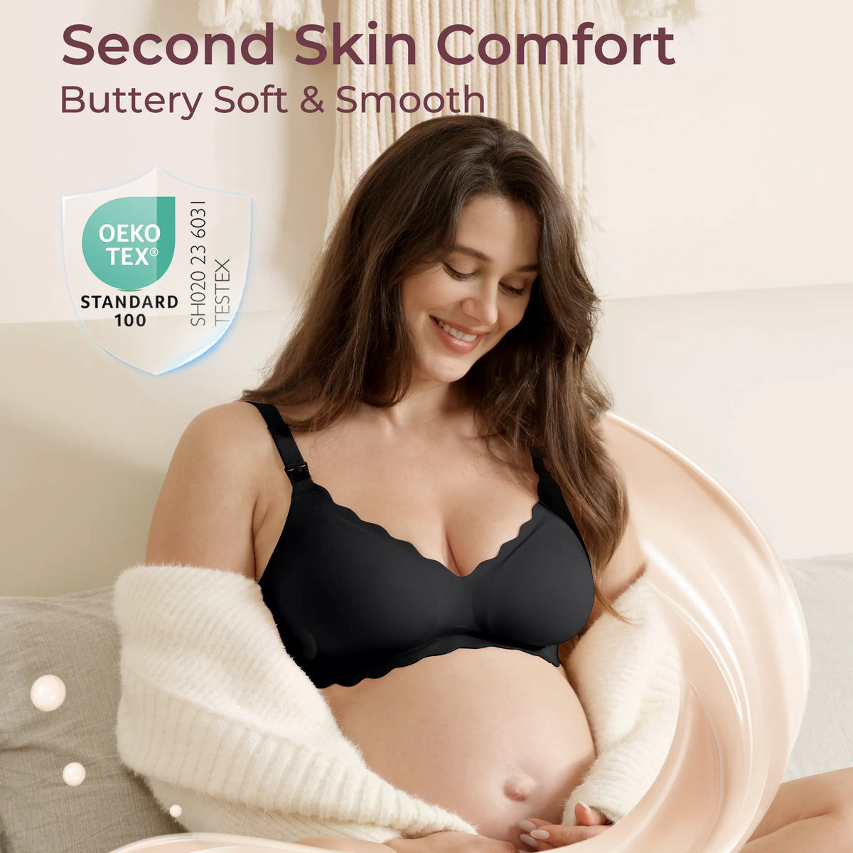 CareMamas™ SoftGel 360° Seamless Maternity & Nursing Bra