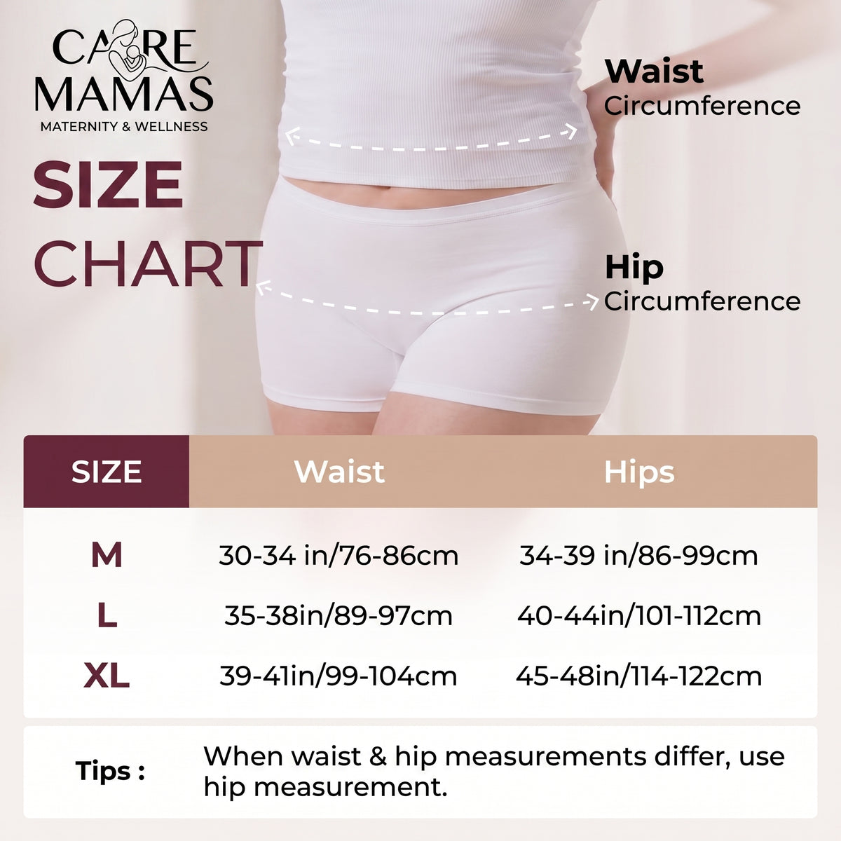 CareMamas™ Disposable Postpartum Boyshort Underwear