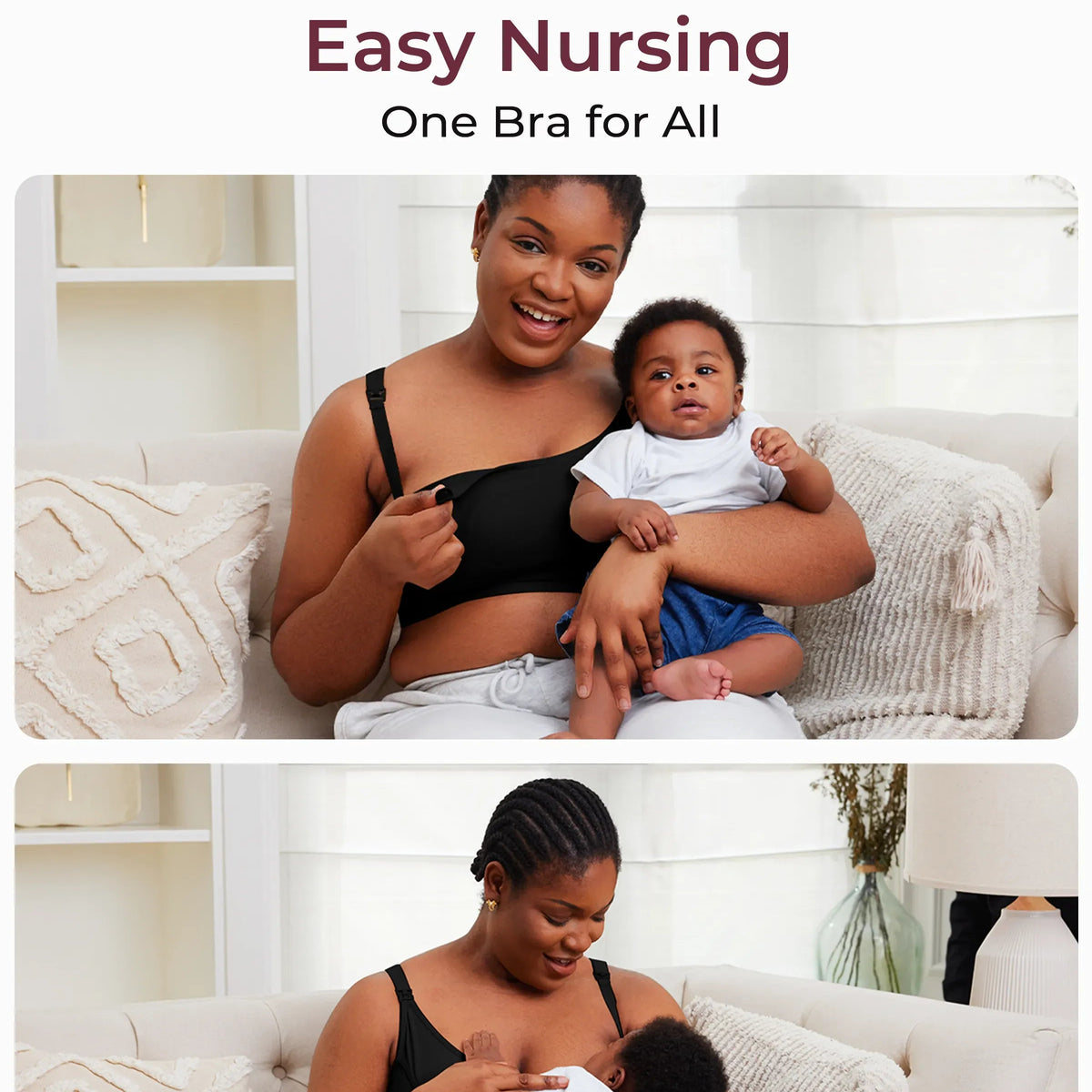 CareMamas™ 2-in-1 Hands-Free Express Nursing Bra