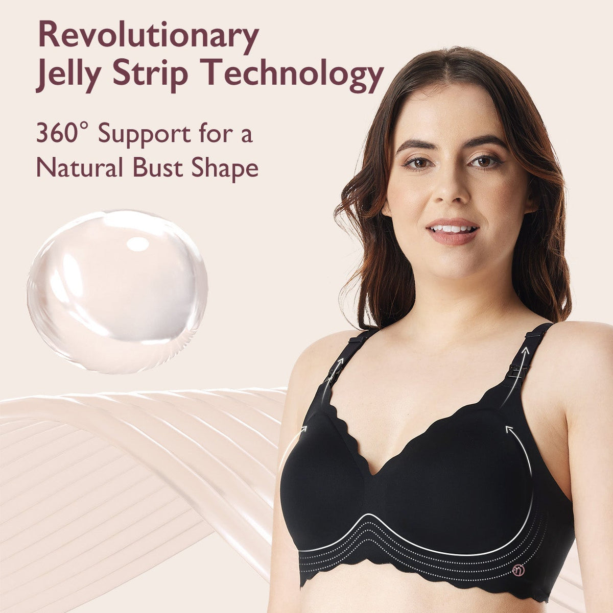 CareMamas™ SoftGel 360° Seamless Maternity & Nursing Bra