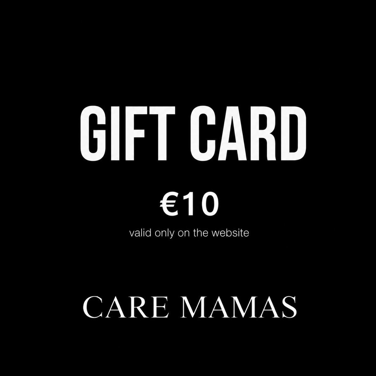 FREE  €10 Gift Card — use on your next order